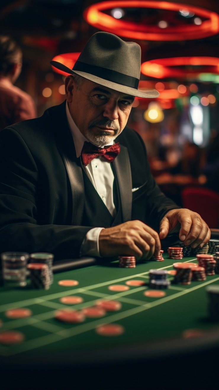 Mobile app showing live blackjack table and bet controls